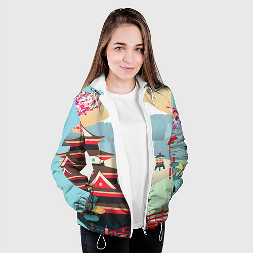 Женская куртка Tokyo / 3D-Белый – фото 3