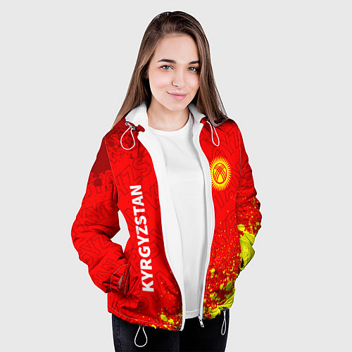 Женская куртка КИРГИЗИЯ / 3D-Белый – фото 3