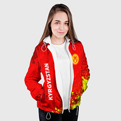 Куртка с капюшоном женская КИРГИЗИЯ, цвет: 3D-белый — фото 2