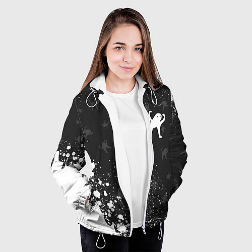 Женская куртка ЪУЪ СЪУКА / 3D-Белый – фото 3