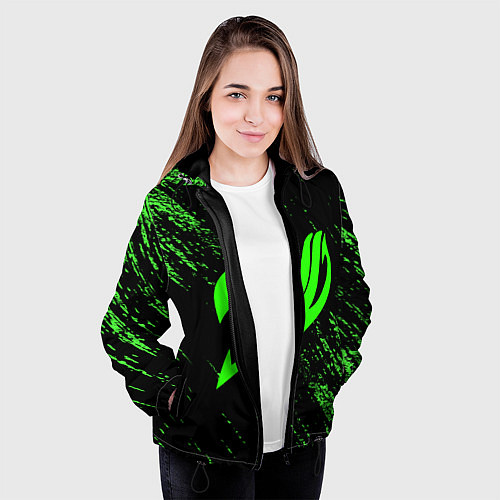 Женская куртка Fairy Tail / 3D-Черный – фото 3