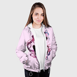 Куртка с капюшоном женская Космическая Сейлор Мун, цвет: 3D-белый — фото 2