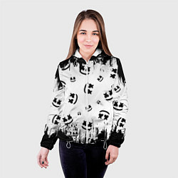 Куртка с капюшоном женская MARSHMELLO МАРШМЕЛЛОУ, цвет: 3D-белый — фото 2