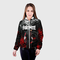 Куртка с капюшоном женская IKONIK FORTNITE, цвет: 3D-белый — фото 2