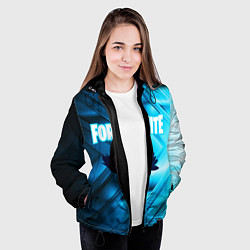 Куртка с капюшоном женская FORTNITE CROW, цвет: 3D-черный — фото 2