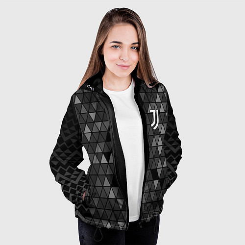 Женская куртка Juventus Ювентус / 3D-Черный – фото 3