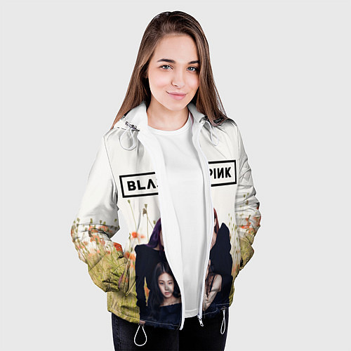 Женская куртка BlackPink / 3D-Белый – фото 3
