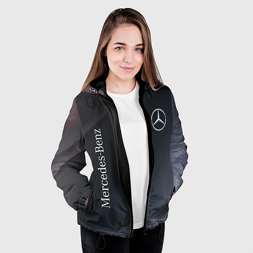 Женская куртка MERCEDES МЕРСЕДЕС / 3D-Черный – фото 3