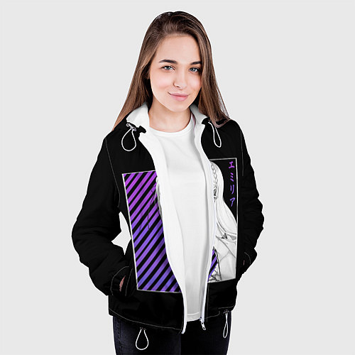 Женская куртка Re:Zero / 3D-Белый – фото 3