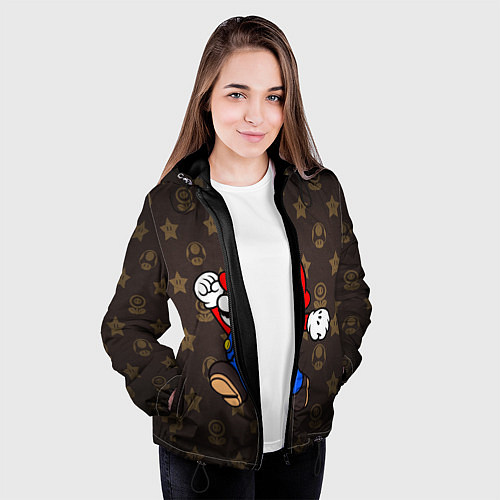 Женская куртка Mario / 3D-Черный – фото 3