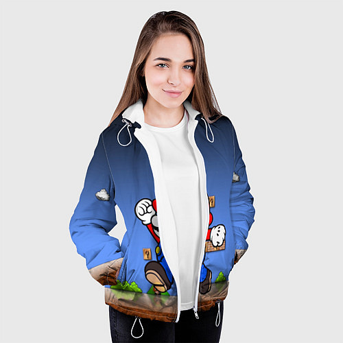 Женская куртка Mario / 3D-Белый – фото 3