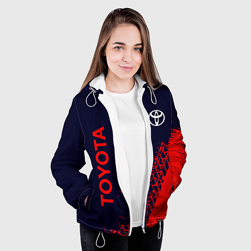 Женская куртка TOYOTA ТОЙОТА / 3D-Белый – фото 3