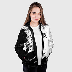 Куртка с капюшоном женская METALLICA МЕТАЛЛИКА, цвет: 3D-черный — фото 2