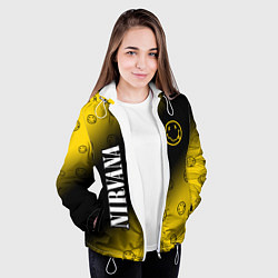 Куртка с капюшоном женская NIRVANA НИРВАНА, цвет: 3D-белый — фото 2