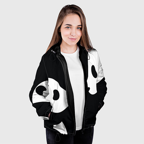Женская куртка Panda / 3D-Черный – фото 3