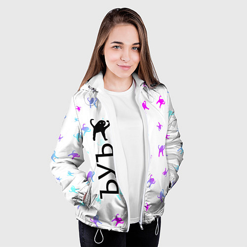 Женская куртка ЪУЪ СЪУКА / 3D-Белый – фото 3