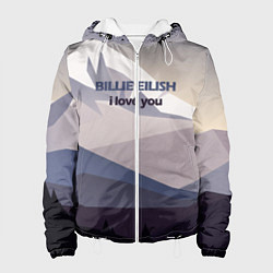 Куртка с капюшоном женская Billie Eilish, цвет: 3D-белый
