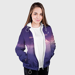 Куртка с капюшоном женская Billie Eilish, цвет: 3D-белый — фото 2