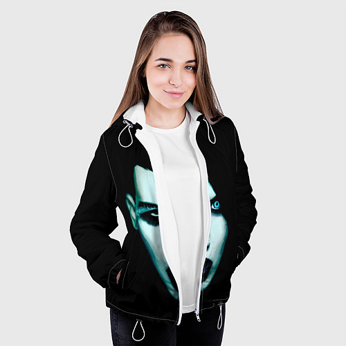 Женская куртка Marilyn Manson / 3D-Белый – фото 3