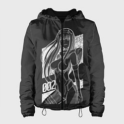Куртка с капюшоном женская ZeroTwo Darling in the Franx, цвет: 3D-черный