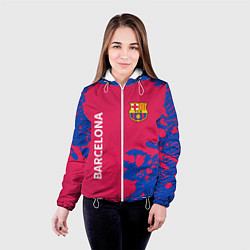 Куртка с капюшоном женская BARCELONA БАРСЕЛОНА, цвет: 3D-белый — фото 2
