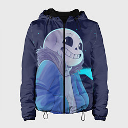 Куртка с капюшоном женская UNDERTALE, цвет: 3D-черный