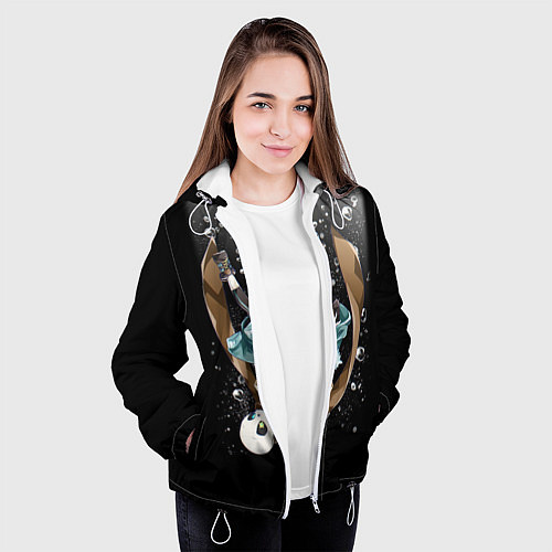 Женская куртка UNDERTALE / 3D-Белый – фото 3