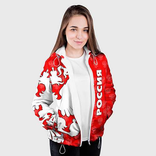 Женская куртка РОССИЯ / 3D-Белый – фото 3