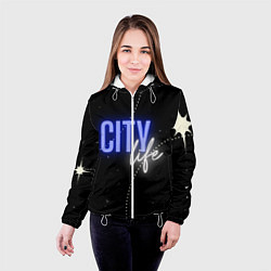 Куртка с капюшоном женская City life, цвет: 3D-белый — фото 2