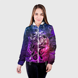 Куртка с капюшоном женская Дазай и Чуя, цвет: 3D-белый — фото 2