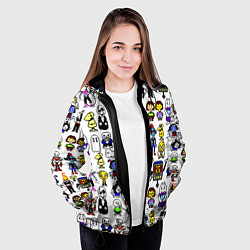 Куртка с капюшоном женская UNDERTALE, цвет: 3D-черный — фото 2