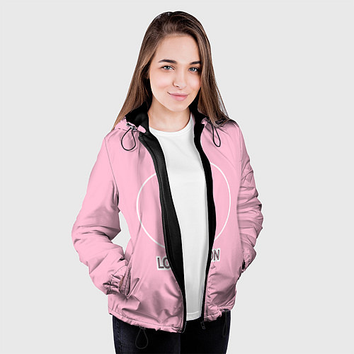 Женская куртка Биг Бен, Лондон, London / 3D-Черный – фото 3