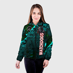 Куртка с капюшоном женская Watch Dogs: Legion, цвет: 3D-черный — фото 2