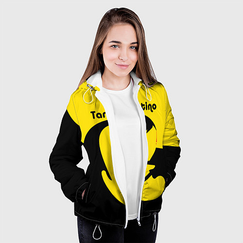Женская куртка Тарантино / 3D-Белый – фото 3