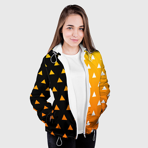 Женская куртка ZENITSU ЗЕНИТСУ КИМОНО / 3D-Белый – фото 3