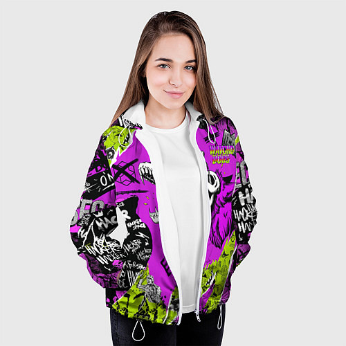 Женская куртка Watch Dogs: Legion / 3D-Белый – фото 3