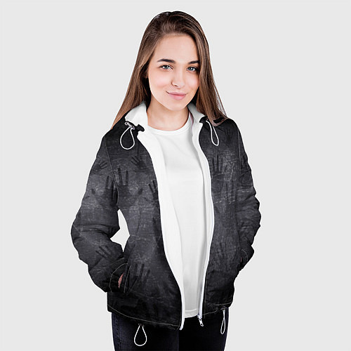 Женская куртка ЛАДОНИ УШЕДШИХ / 3D-Белый – фото 3