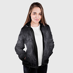 Куртка с капюшоном женская ЛАДОНИ УШЕДШИХ, цвет: 3D-черный — фото 2