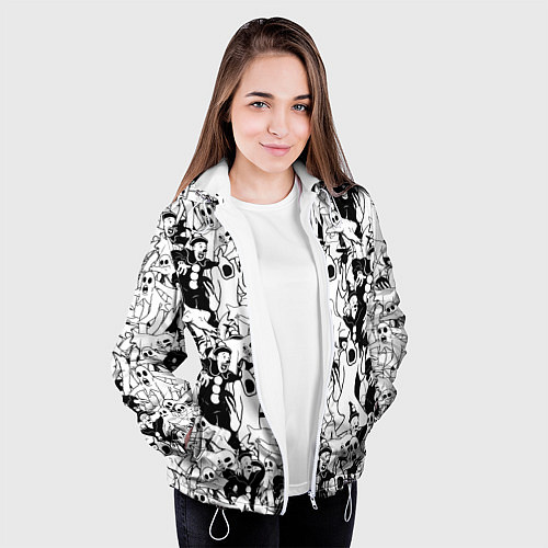 Женская куртка GHOSTEMANE / 3D-Белый – фото 3