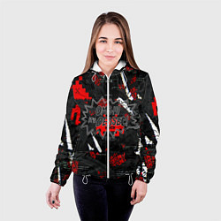 Куртка с капюшоном женская Watch Dogs: Legion, цвет: 3D-белый — фото 2