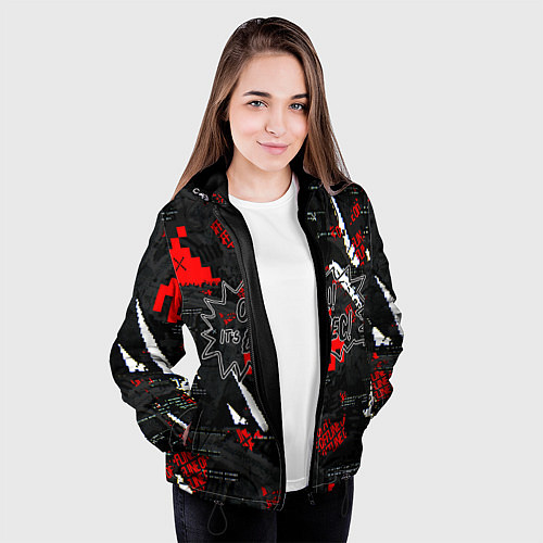 Женская куртка Watch Dogs: Legion / 3D-Черный – фото 3