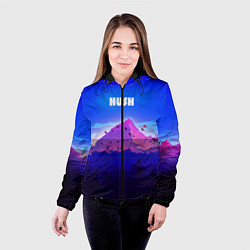 Куртка с капюшоном женская HUSH, цвет: 3D-черный — фото 2