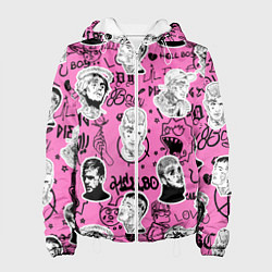 Куртка с капюшоном женская LIL PEEP, цвет: 3D-белый