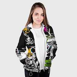 Куртка с капюшоном женская Watch Dogs, цвет: 3D-белый — фото 2