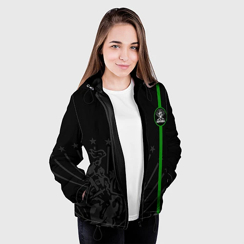 Женская куртка Адыгея моя / 3D-Черный – фото 3