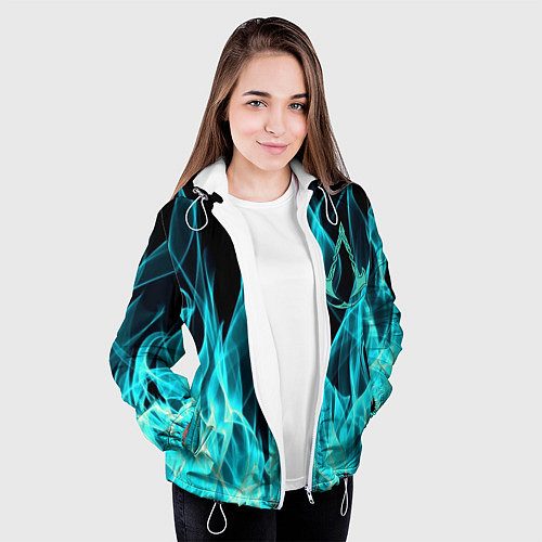 Женская куртка ASSASSINS CREED VALHALLA / 3D-Белый – фото 3