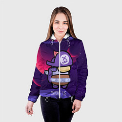 Куртка с капюшоном женская Among Us, цвет: 3D-белый — фото 2