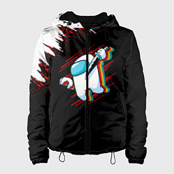 Куртка с капюшоном женская Among Us, цвет: 3D-черный