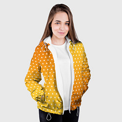 Куртка с капюшоном женская ЗЕНИЦУ КИМОНО, цвет: 3D-белый — фото 2