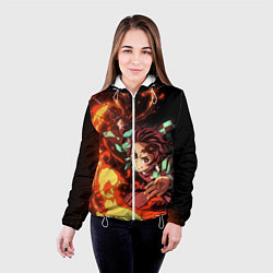 Куртка с капюшоном женская ТАНДЖИРО, цвет: 3D-белый — фото 2